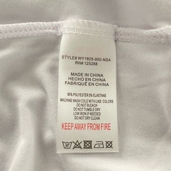 Rae Dunn White and Peach MRS Bridal Tank for the Bride Large NWT - Picture 6 of 7